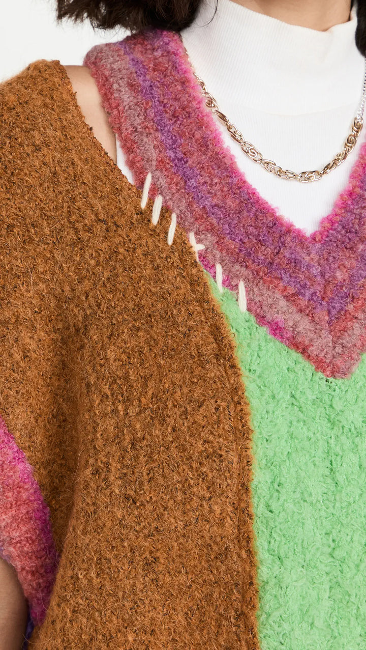 ANDERSSON BELL  Multicoloured Wool Blend Zoey Jumper Veronique Luxury Collections