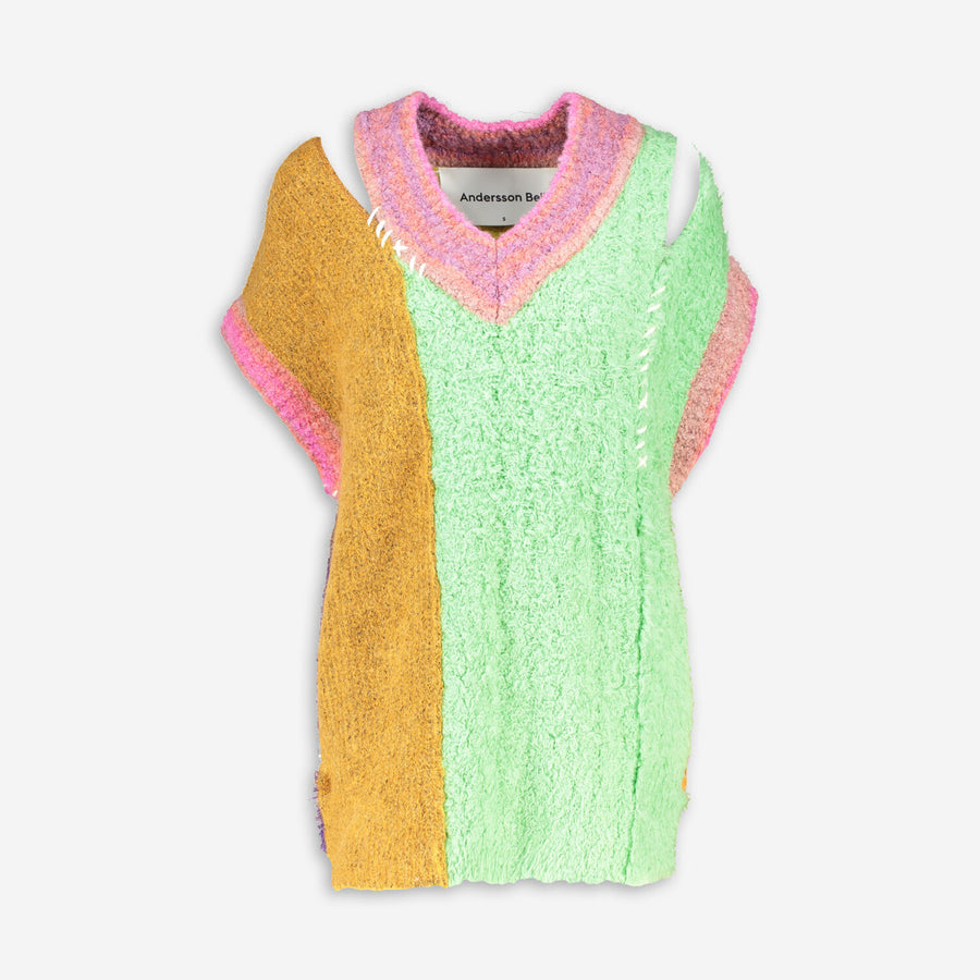 ANDERSSON BELL  Multicoloured Wool Blend Zoey Jumper Veronique Luxury Collections