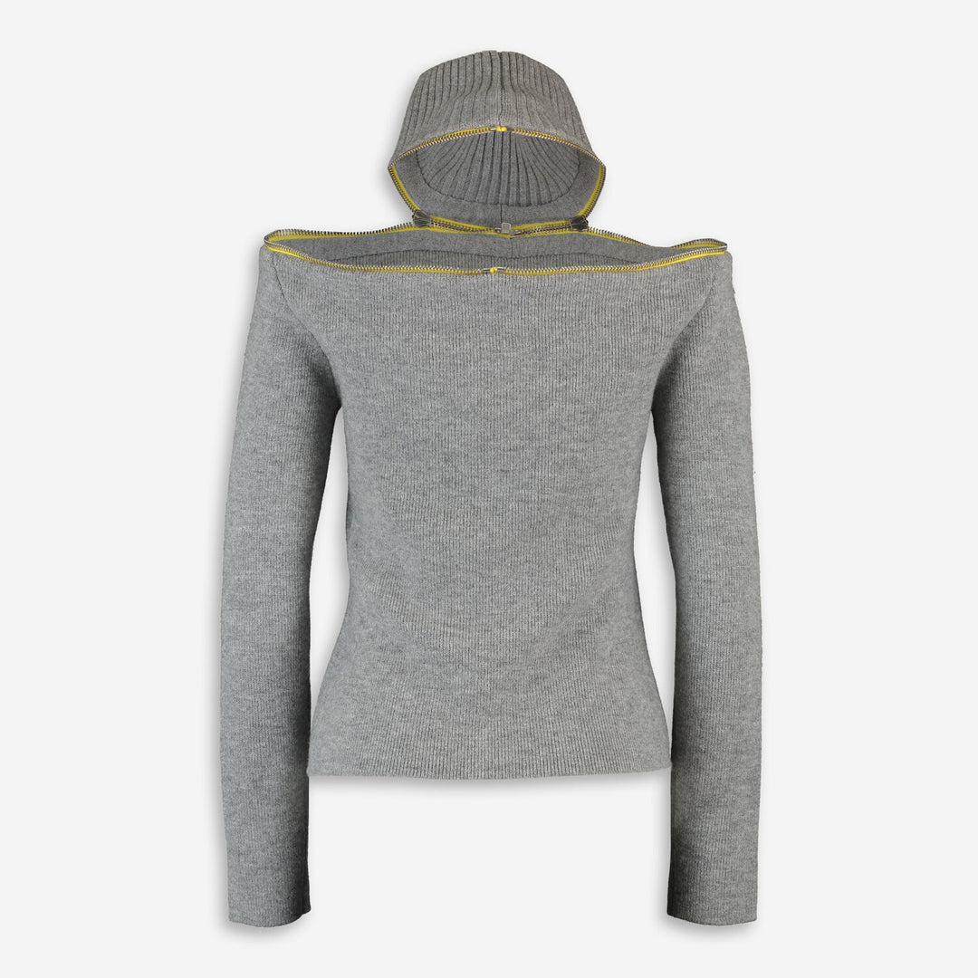 COPERNI  Grey Woollen Top Veronique Luxury Collections