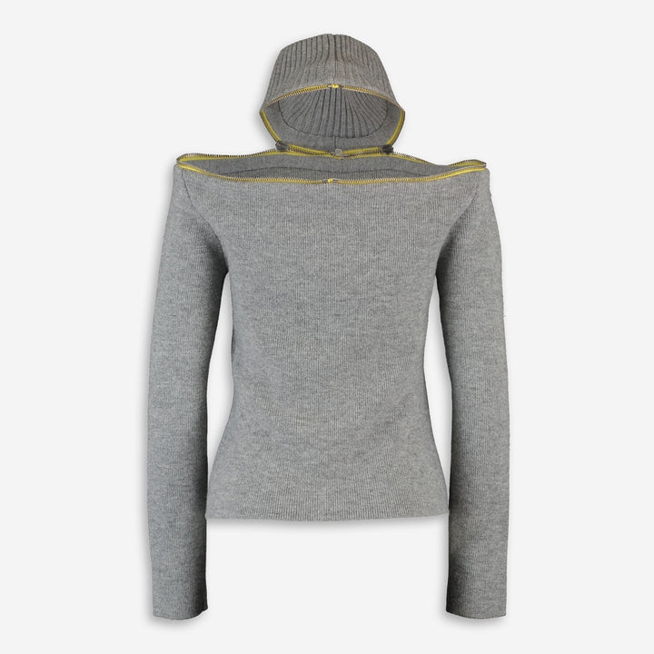 COPERNI  Grey Woollen Top Veronique Luxury Collections