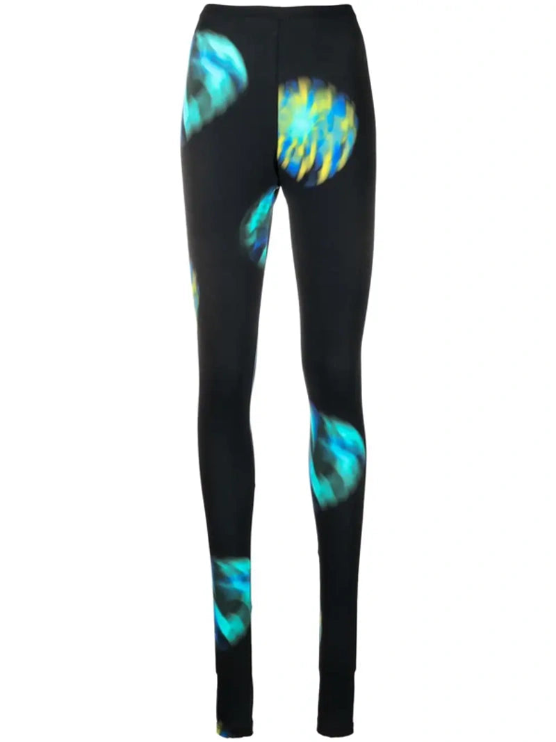 Nina Ricci graphic-print leggings Veronique Luxury Collections