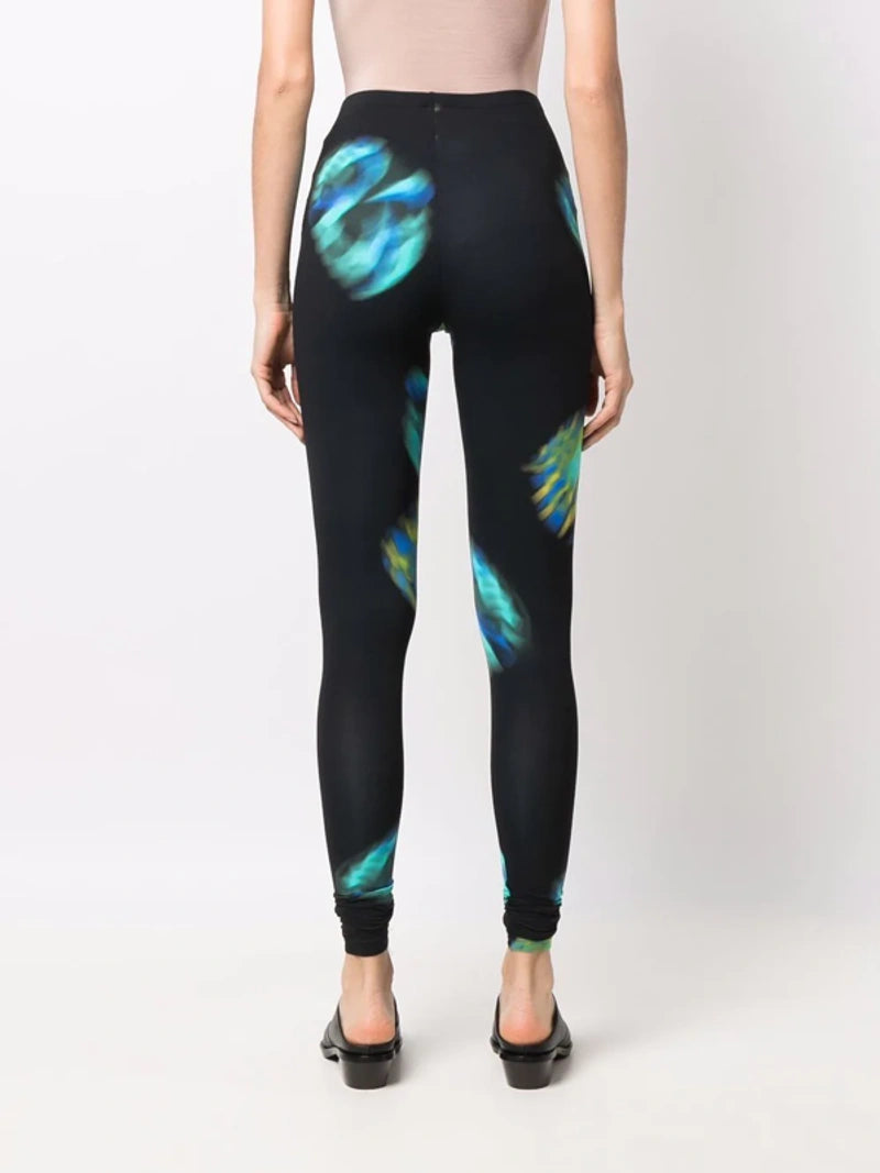 Nina Ricci graphic-print leggings Veronique Luxury Collections