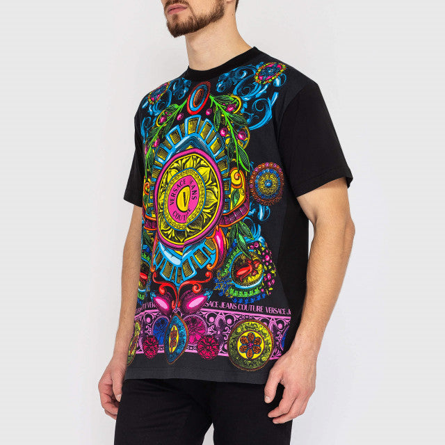 Versace Jeans Couture Versace Jeans Couture Graphic-Printed Crewneck T-Shirt Veronique Luxury Collections