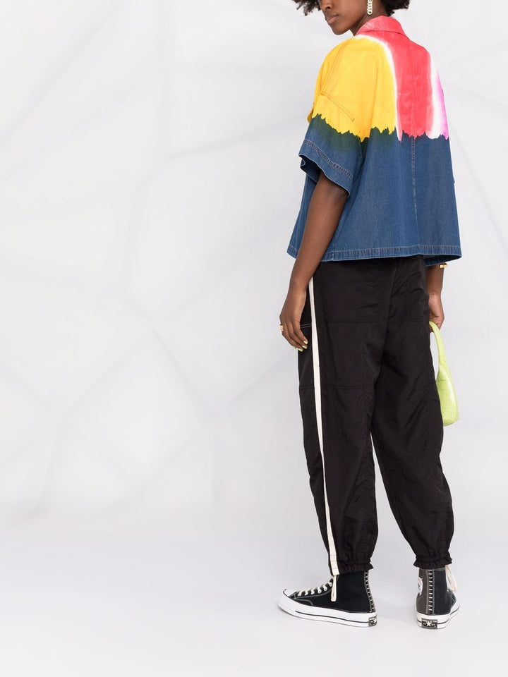 VERSACE JEANS COUTURE VERSACE JEANS COUTURE MULTICOLOUR TIE-DYE SHIRT Veronique Luxury Collections