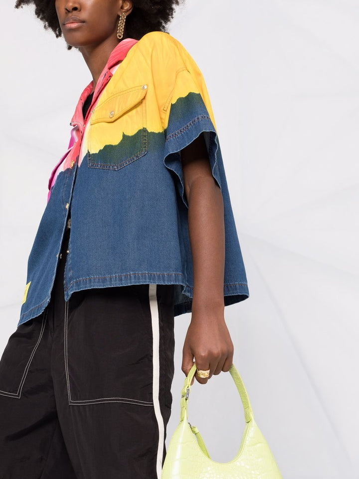 VERSACE JEANS COUTURE VERSACE JEANS COUTURE MULTICOLOUR TIE-DYE SHIRT Veronique Luxury Collections