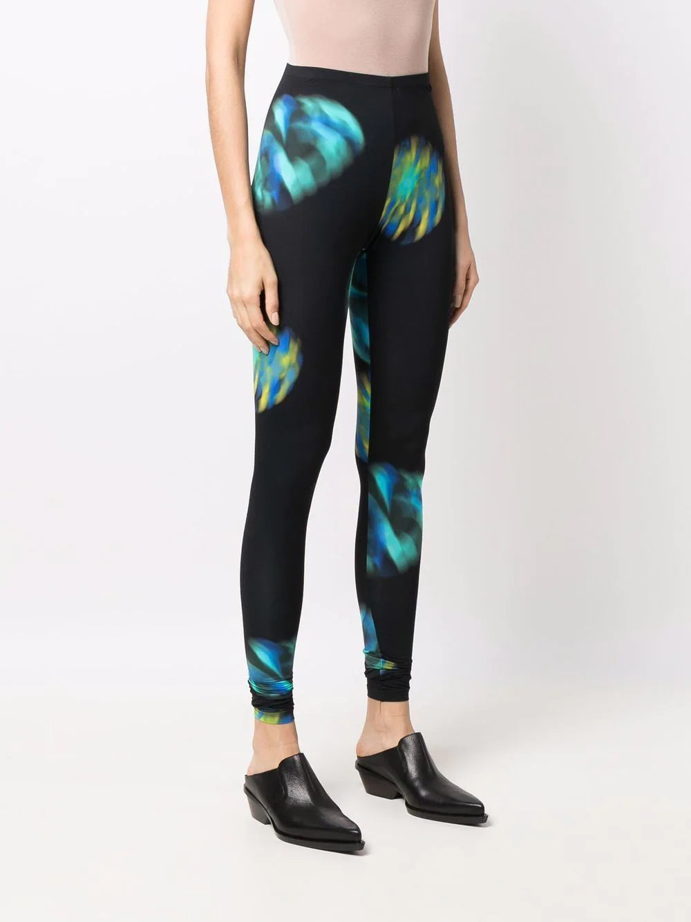 Nina Ricci graphic-print leggings Veronique Luxury Collections