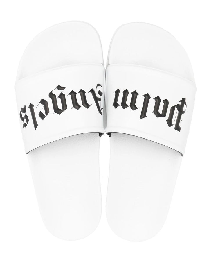 Palm Angels logo-print open-toe slides Veronique Luxury Collections