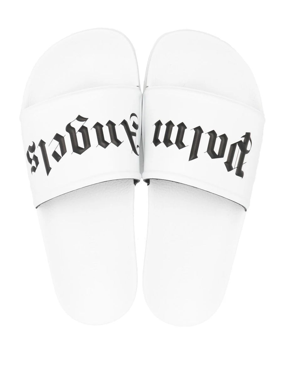 Palm Angels logo-print open-toe slides Veronique Luxury Collections