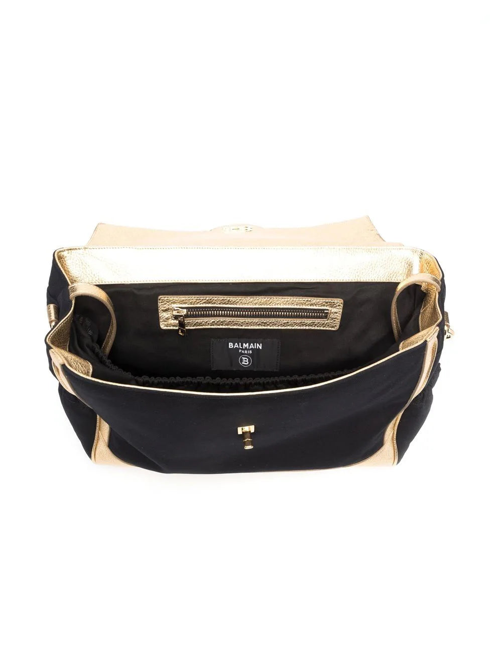BALMAIN  Black & Gold Changing Bag Veronique Luxury Collections