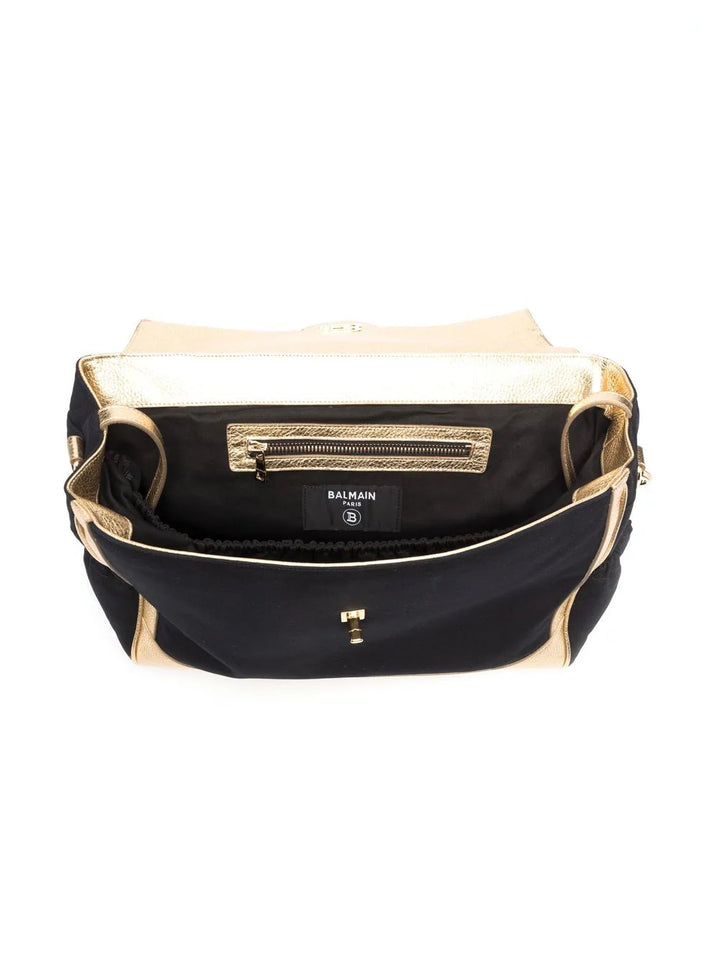 BALMAIN  Black & Gold Changing Bag Veronique Luxury Collections