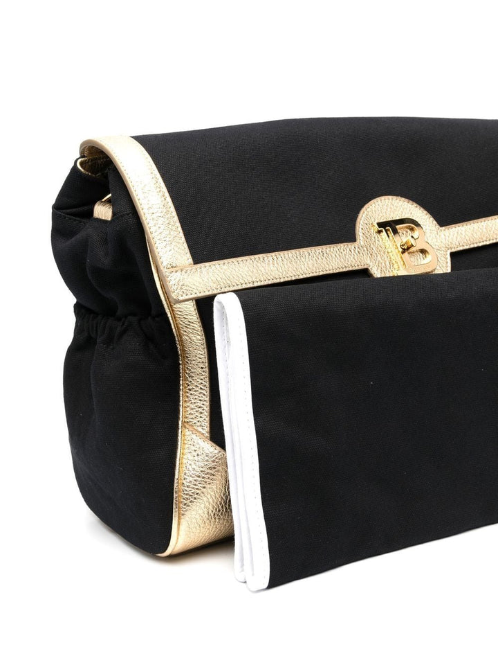 BALMAIN  Black & Gold Changing Bag Veronique Luxury Collections