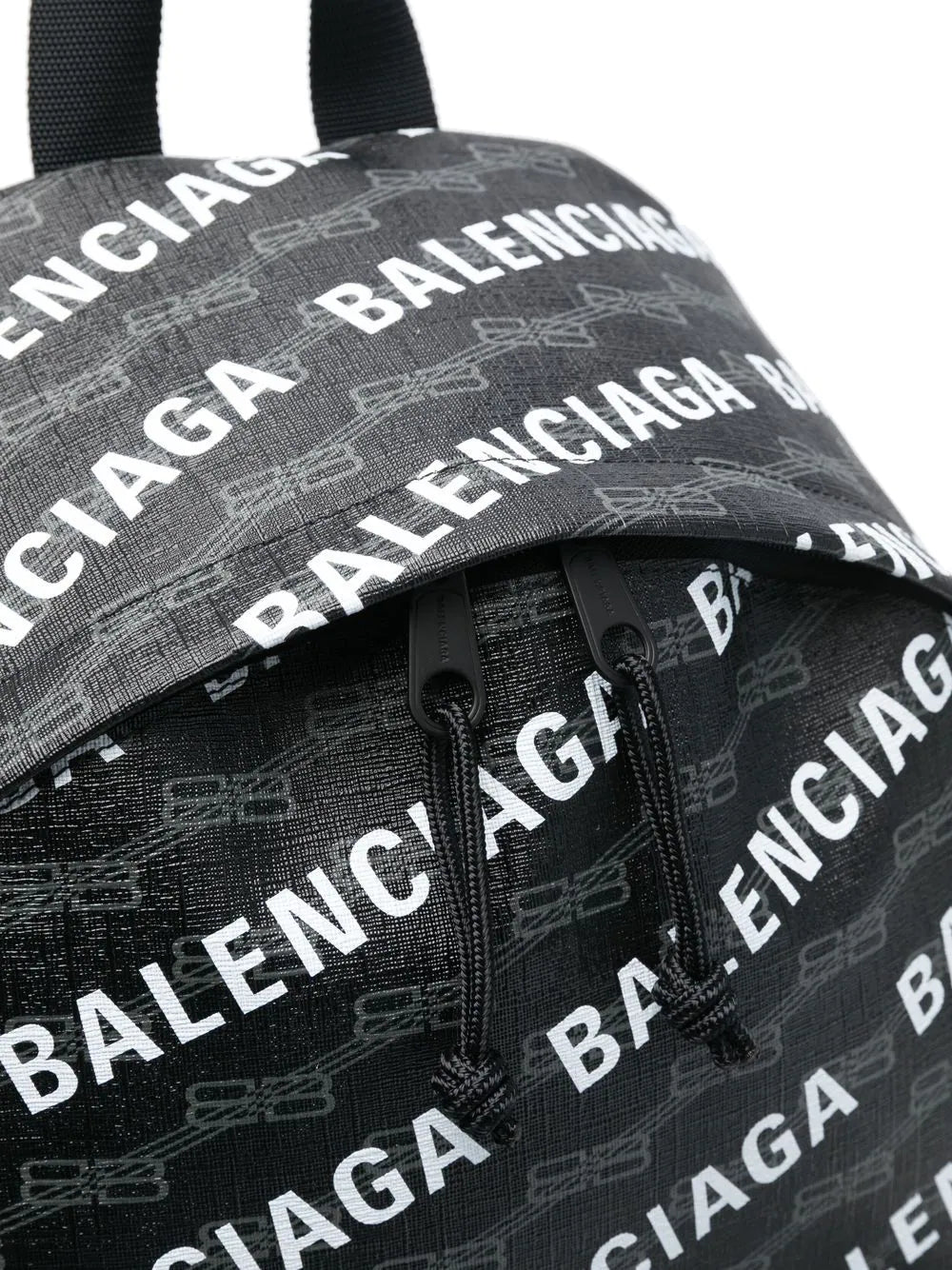 Balenciaga signature logo-print backpack Veronique Luxury Collections