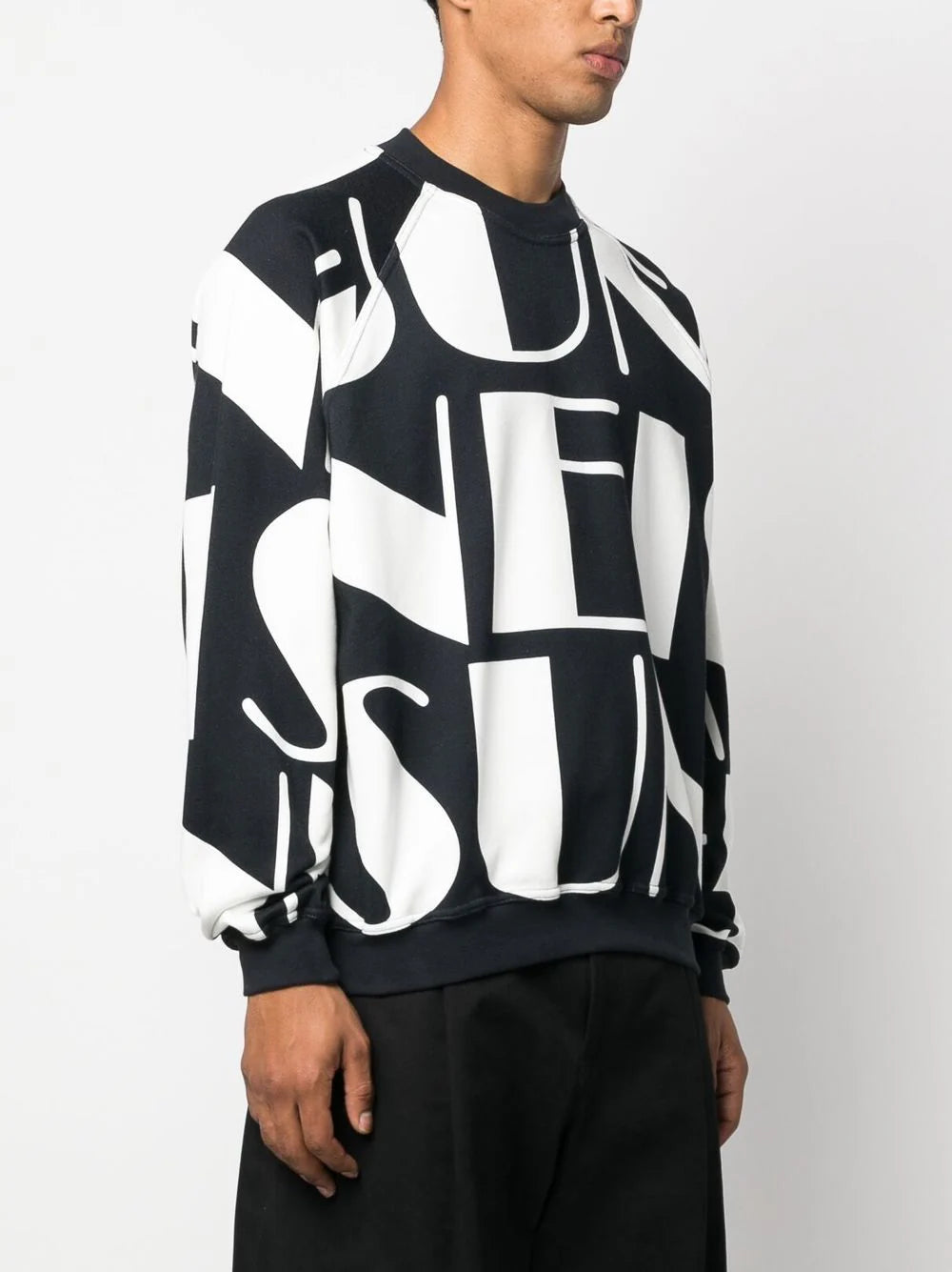 Sunnei logo-print long-sleeve sweatshirt Veronique Luxury Collections