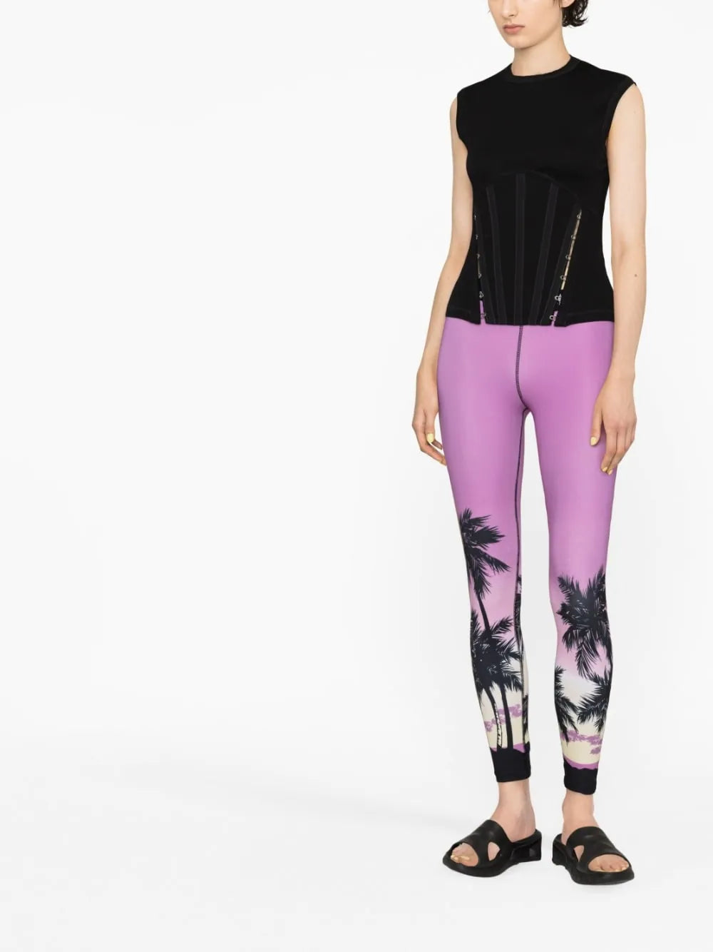 Palm Angels Sunset logo-print leggings Veronique Luxury Collections