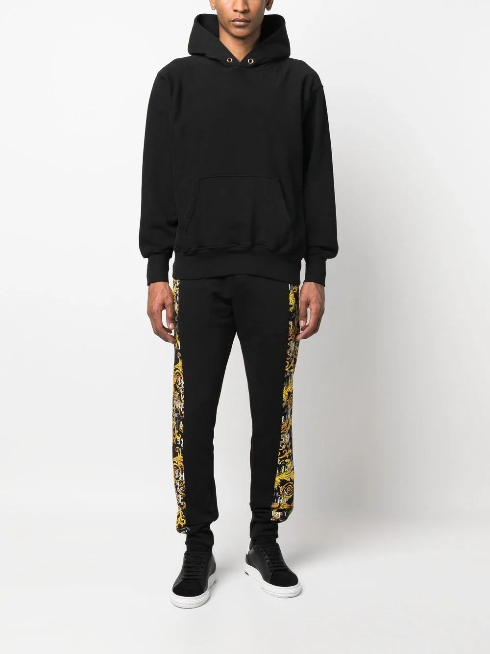 Versace Jeans Couture Barocco-side stripe track trousers Veronique Luxury Collections