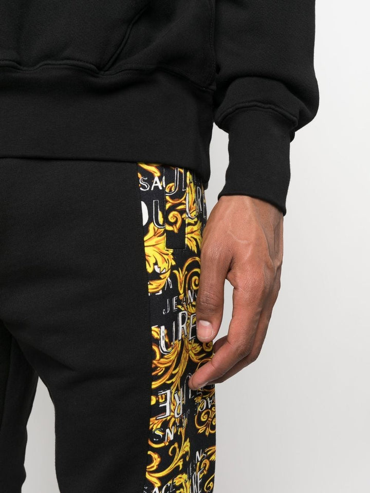 Versace Jeans Couture Barocco-side stripe track trousers Veronique Luxury Collections