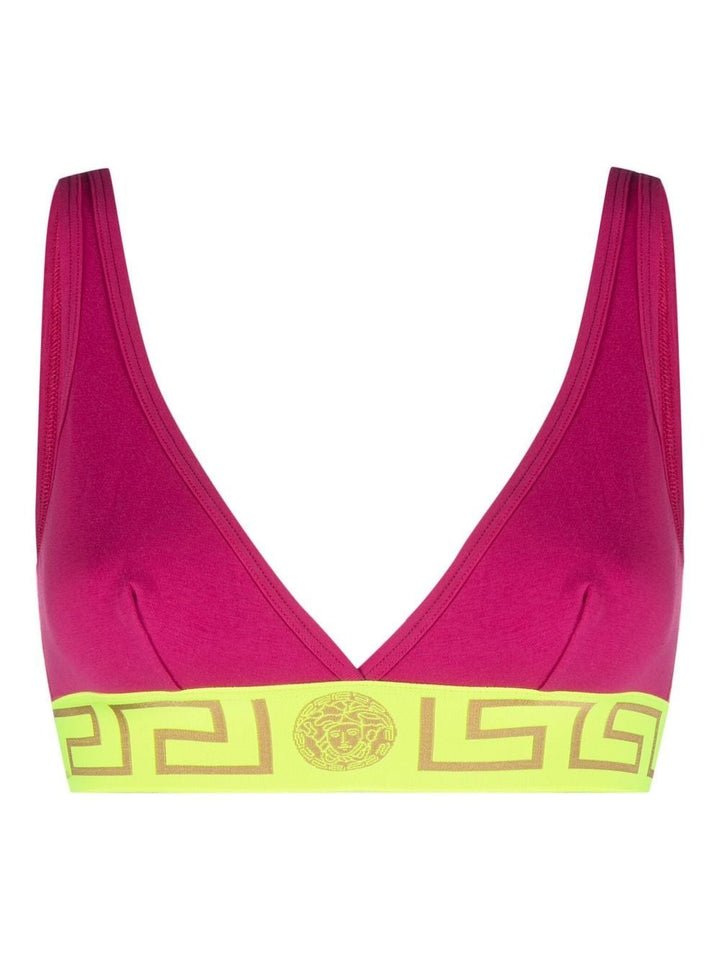 Versace Greca-print bra Veronique Luxury Collections