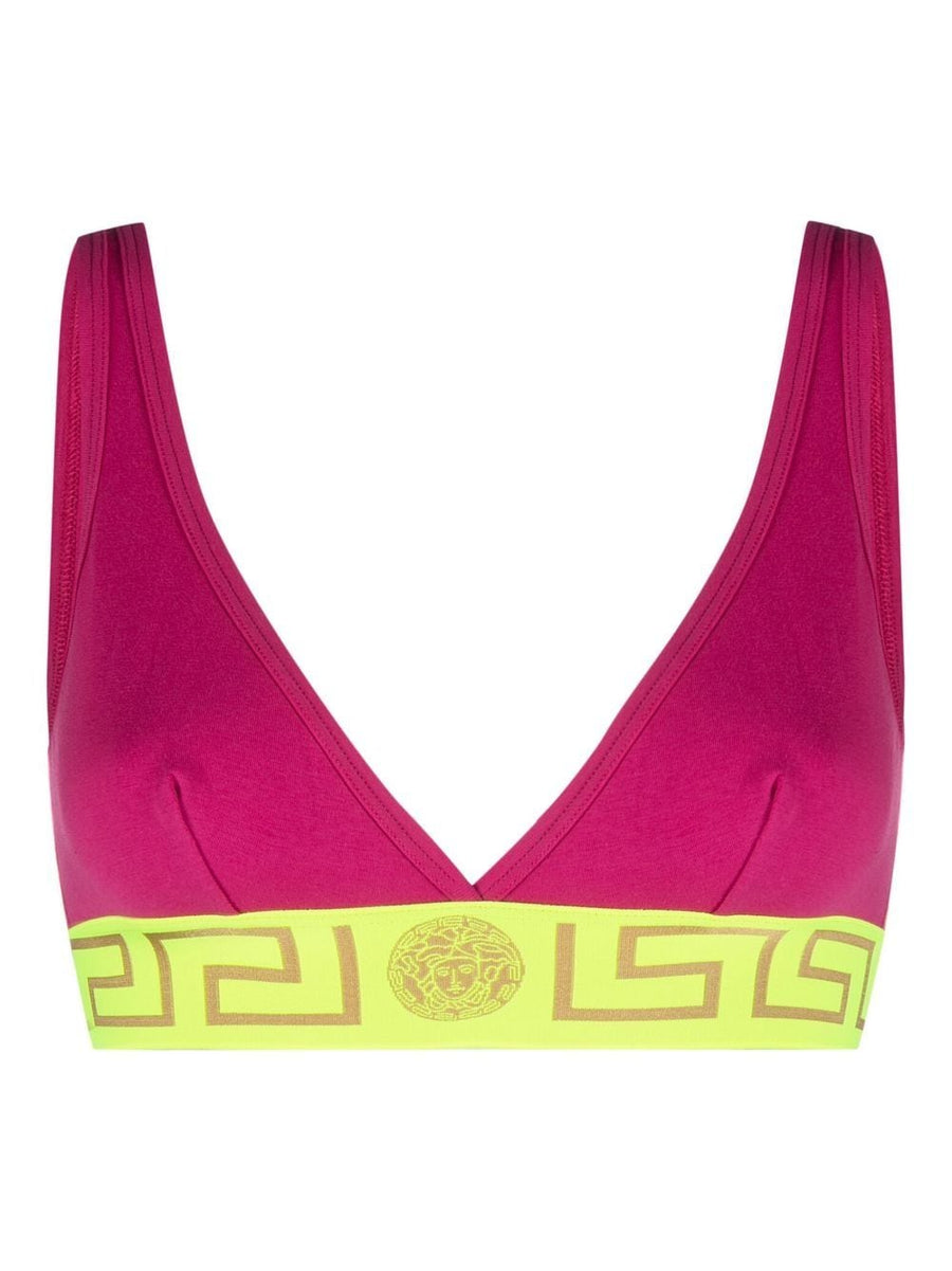 Versace Greca-print bra Veronique Luxury Collections