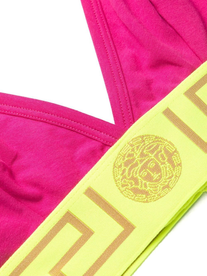 Versace Greca-print bra Veronique Luxury Collections