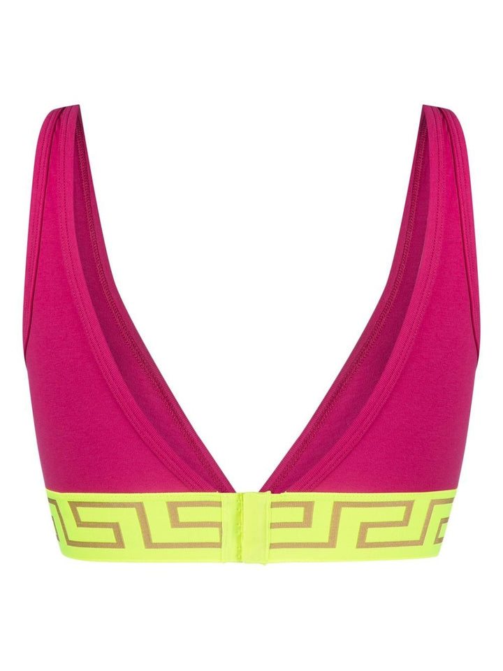 Versace Greca-print bra Veronique Luxury Collections