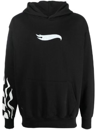Family First Racing-print hoodie Veronique Luxury Collections