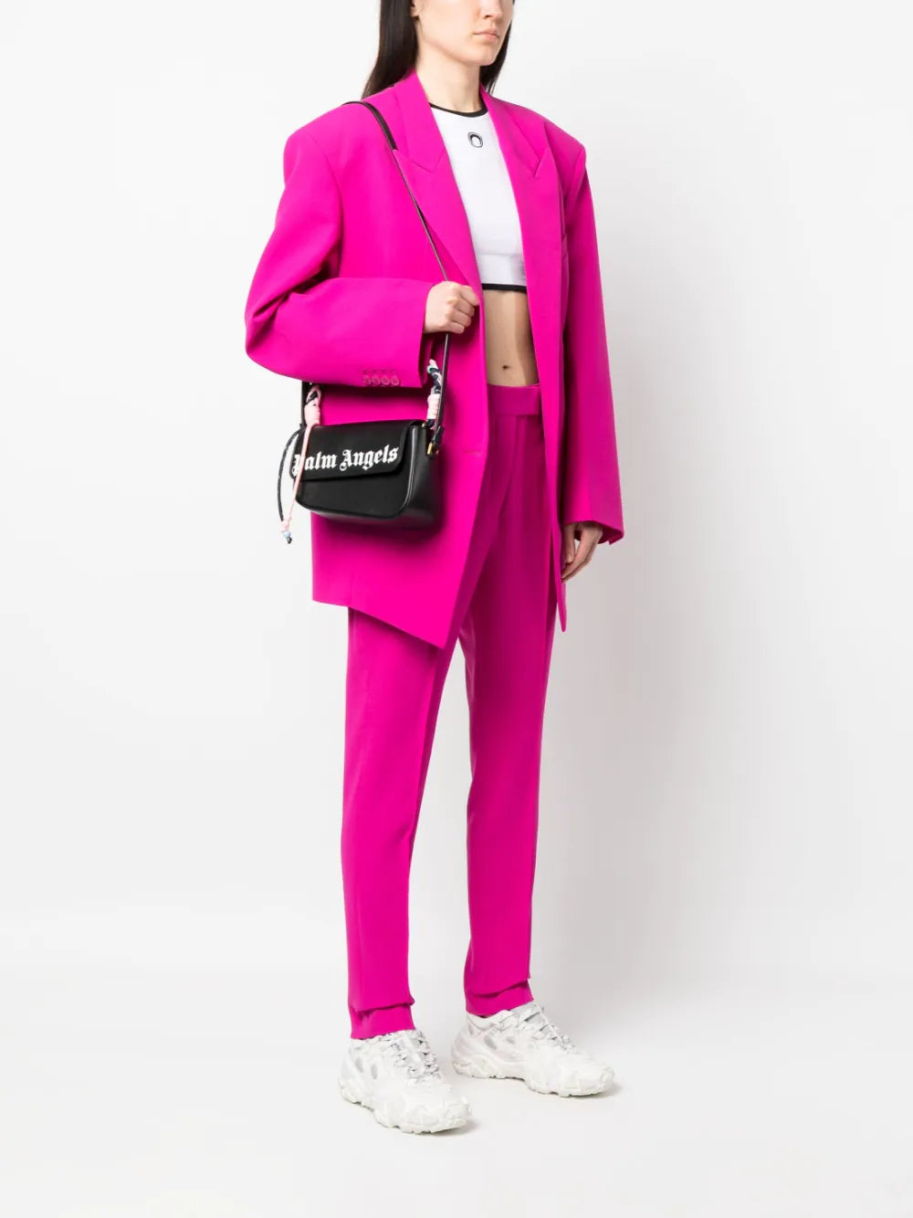 Palm Angels Crash logo-print shoulder bag Veronique Luxury Collections