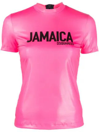 Dsquared2 logo= JAMAICAN PRINTED T SHIRT – Veronique Luxury