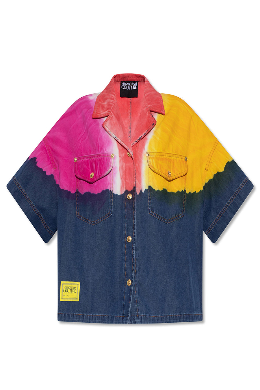 VERSACE JEANS COUTURE VERSACE JEANS COUTURE MULTICOLOUR TIE-DYE SHIRT Veronique Luxury Collections