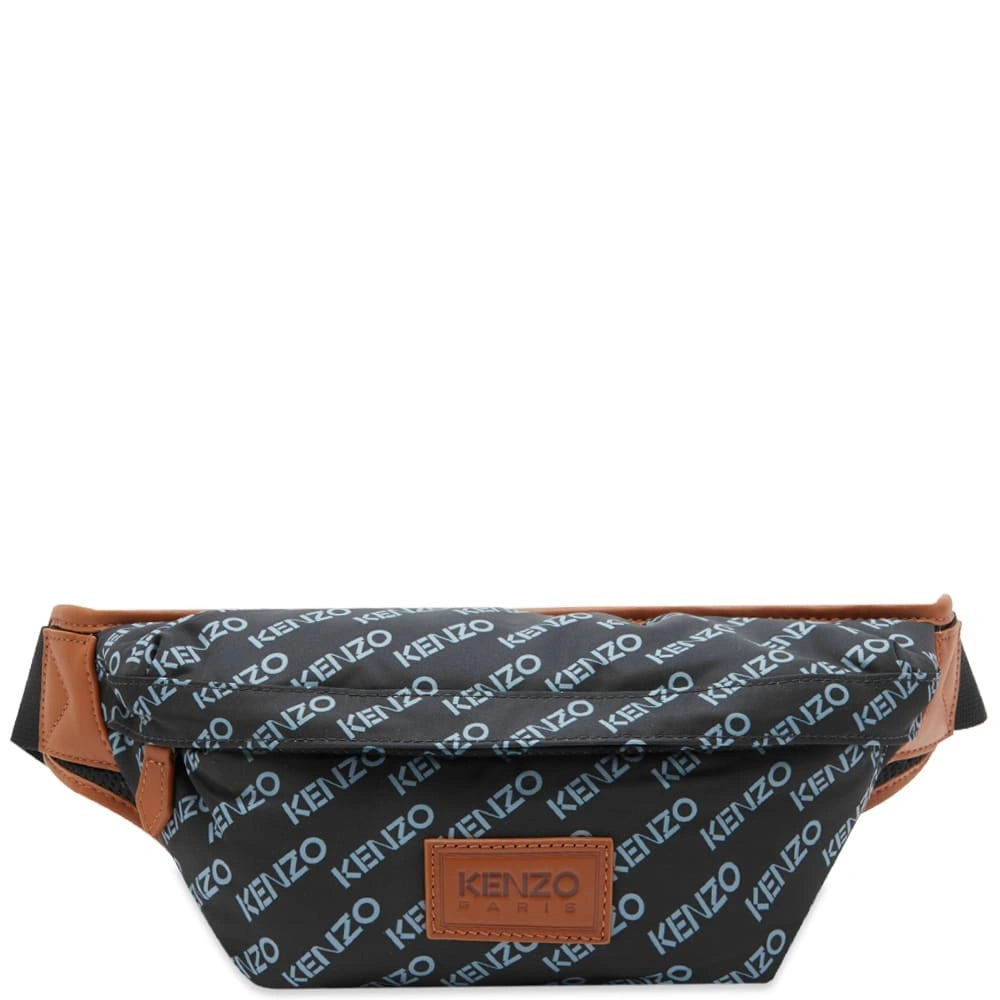 KENZO  Black Bum Bag   logo-print  bag Veronique Luxury Collections