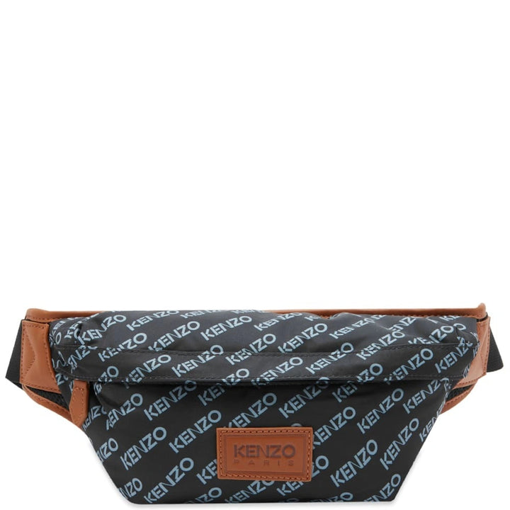 KENZO  Black Bum Bag   logo-print  bag Veronique Luxury Collections