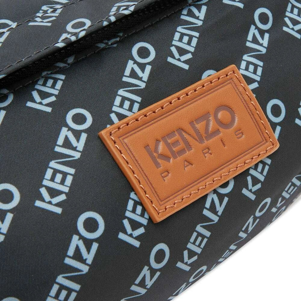 KENZO  Black Bum Bag   logo-print  bag Veronique Luxury Collections