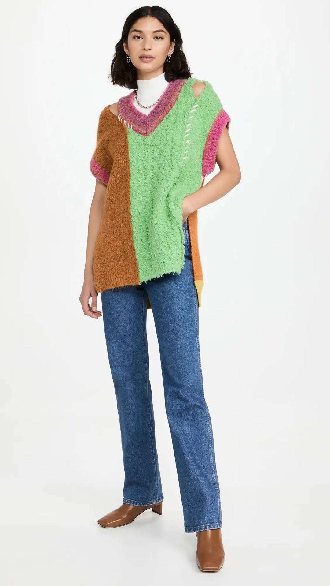 ANDERSSON BELL  Multicoloured Wool Blend Zoey Jumper Veronique Luxury Collections