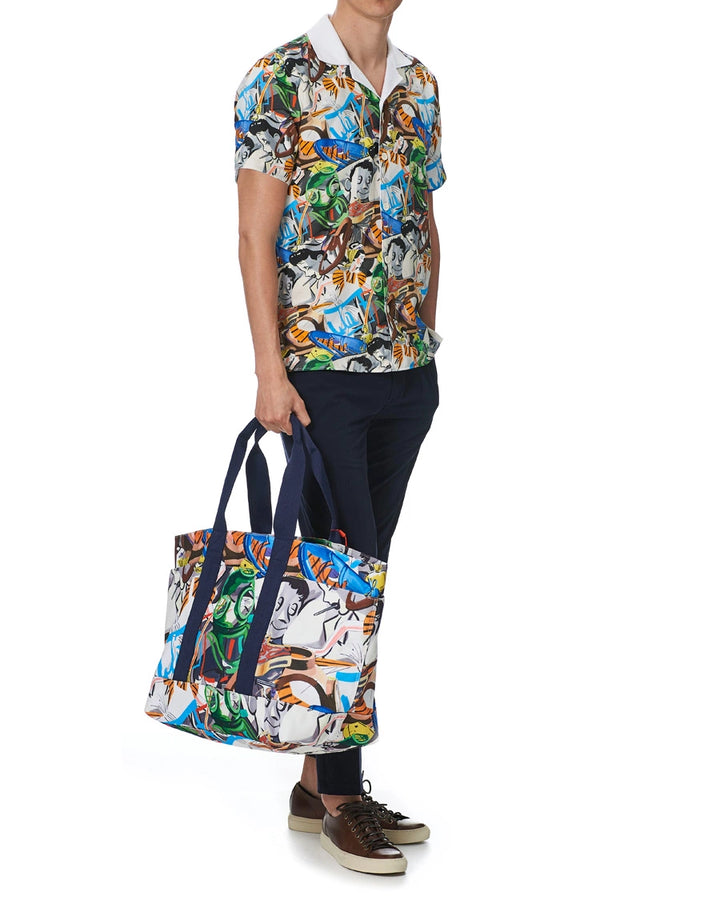 ORLEBAR BROWN  Multicoloured Travis David Salle Diving Shirt Veronique Luxury Collections