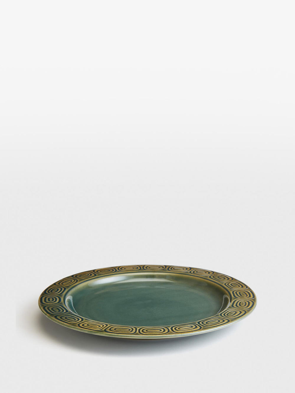 SOHO HOME  Four Pack Green Grace Side Plates Veronique Luxury Collections