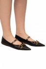 GUCCI  Black Leather Horsebit Ballet Flats Veronique Luxury Collections