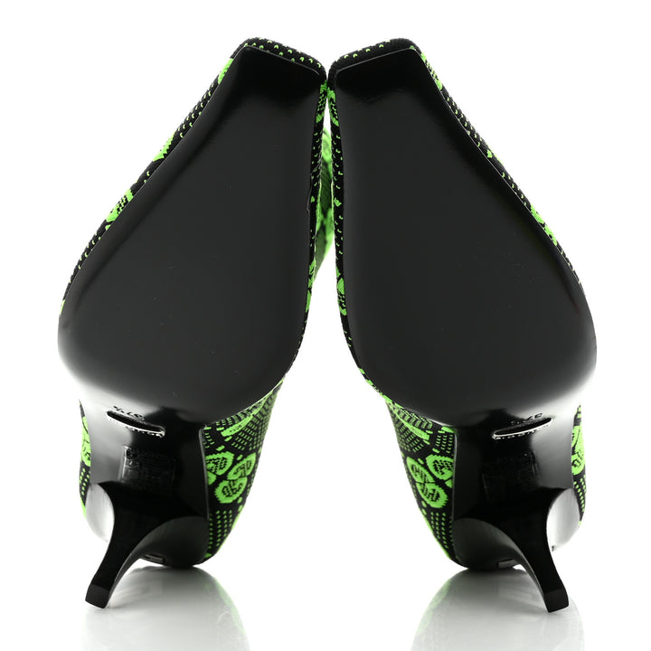 GUCCI  Green Monogram Ankle Boots Veronique Luxury Collections