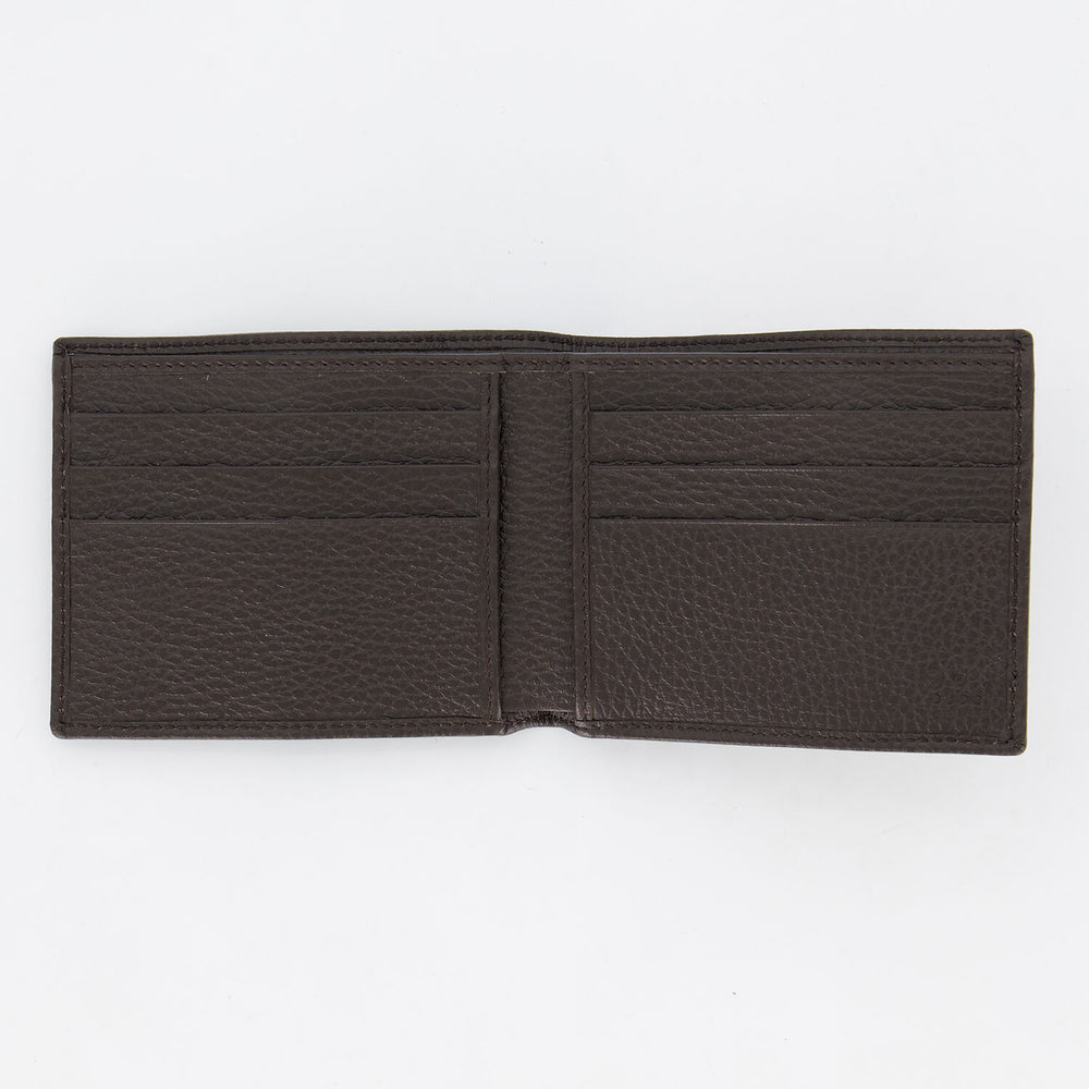 GUCCI  Brown Patterned Bi Fold Wallet Veronique Luxury Collections
