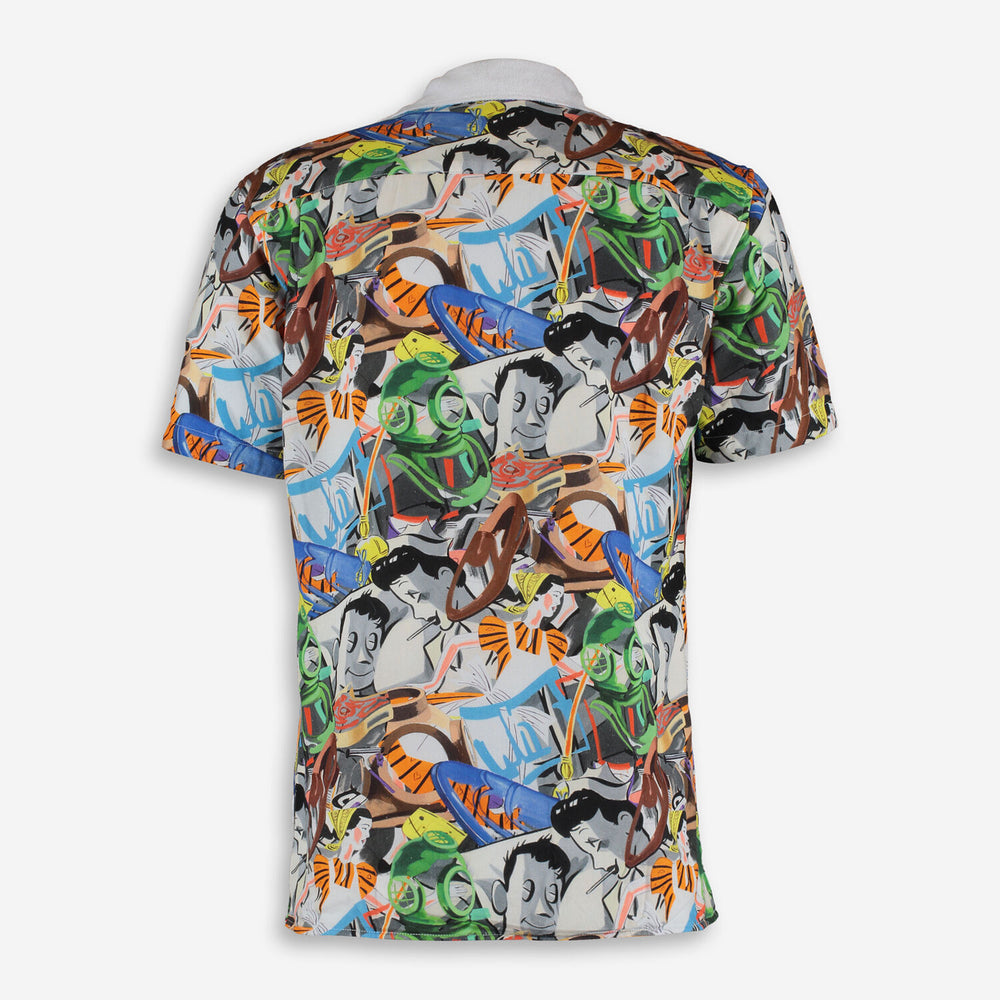 ORLEBAR BROWN  Multicoloured Travis David Salle Diving Shirt Veronique Luxury Collections