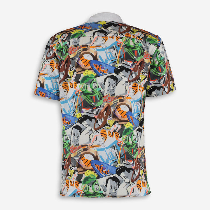 ORLEBAR BROWN  Multicoloured Travis David Salle Diving Shirt Veronique Luxury Collections