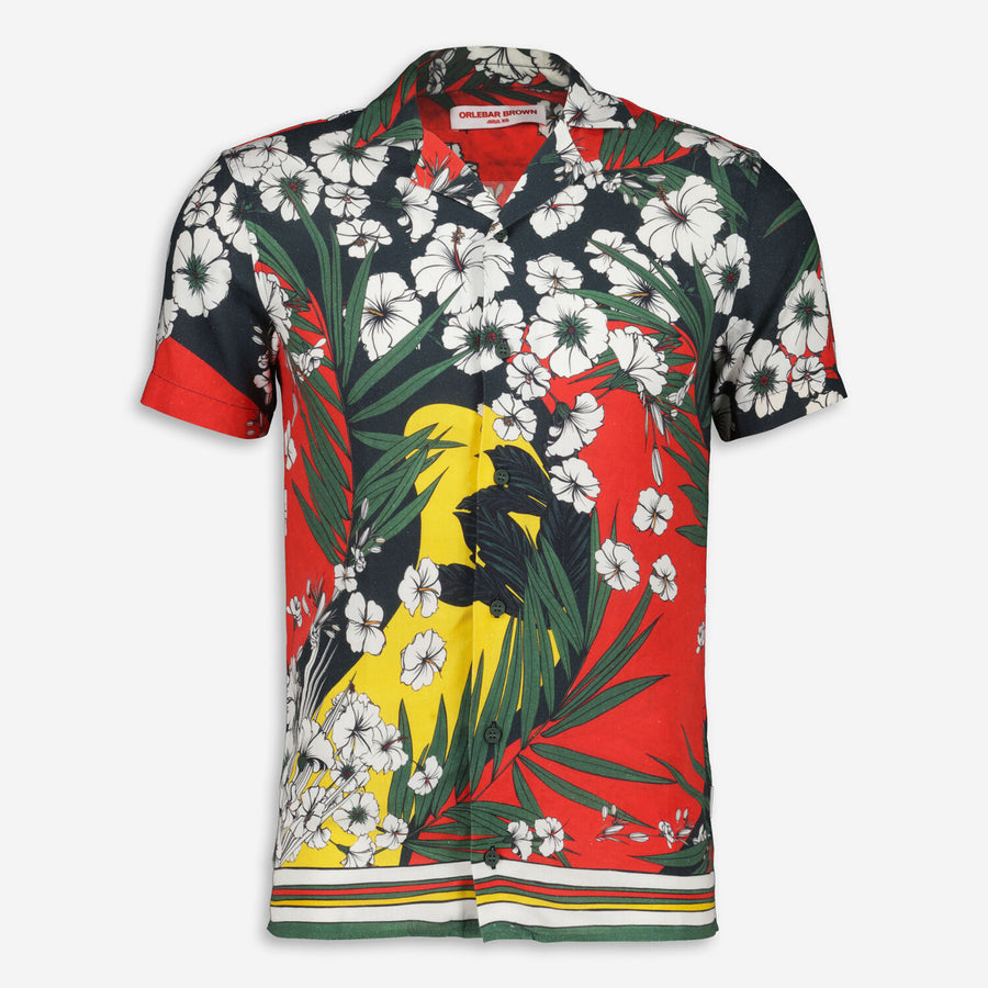 ORLEBAR BROWN  Multicoloured Island Life Shirt Veronique Luxury Collections