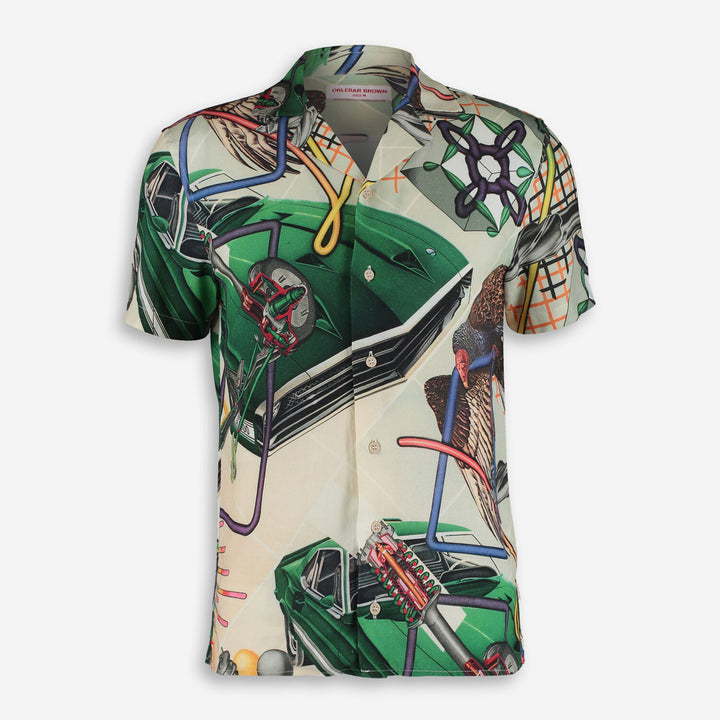 ORLEBAR BROWN  Multicoloured Vehicle Shirt Veronique Luxury Collections