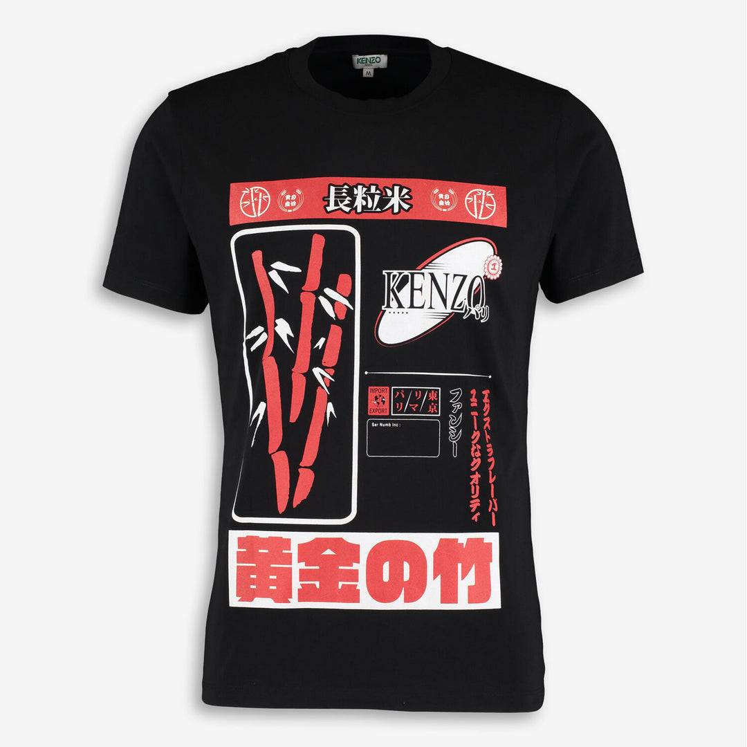 KENZO  Black & Red T Shirt Veronique Luxury Collections
