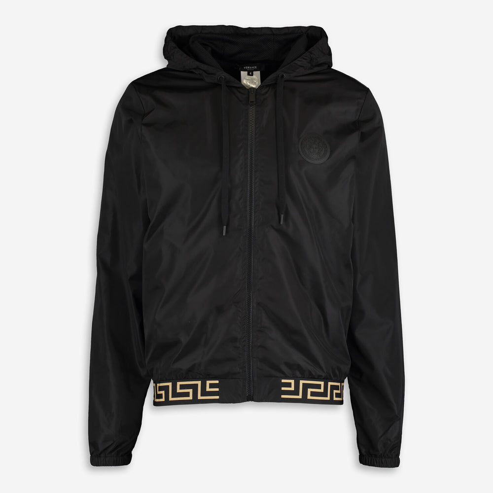 VERSACE  Black Shell Jacket Veronique Luxury Collections