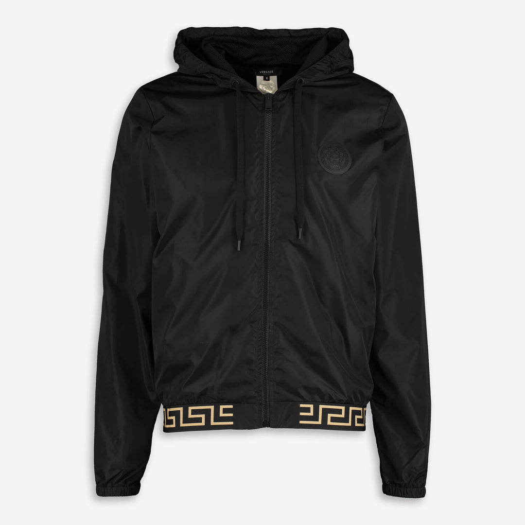 VERSACE  Black Shell Jacket Veronique Luxury Collections