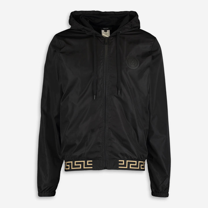 VERSACE  Black Shell Jacket Veronique Luxury Collections