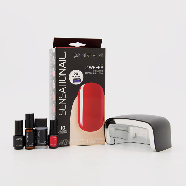 SENSATIONAL POLISH  Scarlet Red Gel Starter Kit Veronique Luxury Collections