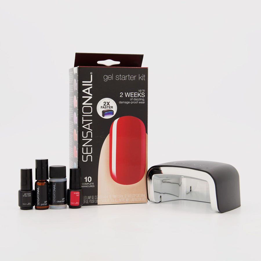 SENSATIONAL POLISH  Scarlet Red Gel Starter Kit Veronique Luxury Collections