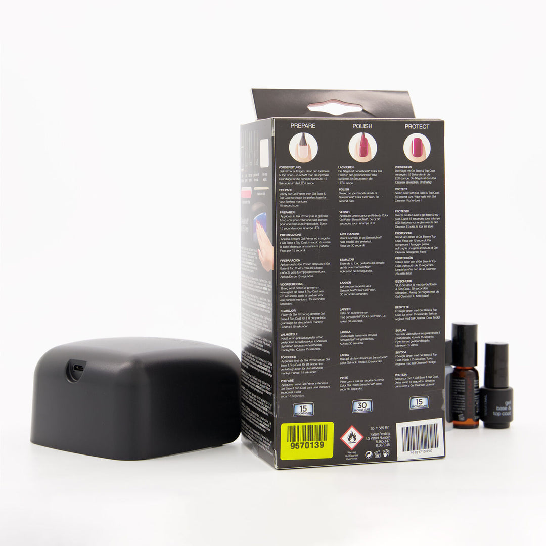 SENSATIONAL POLISH  Scarlet Red Gel Starter Kit Veronique Luxury Collections