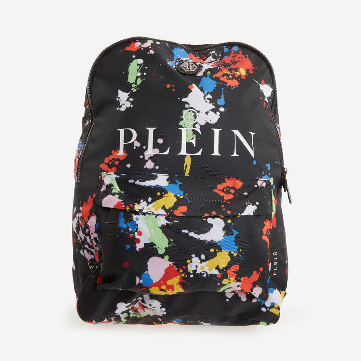 PHILIPP PLEIN  Black Splatter Backpac Veronique Luxury Collections