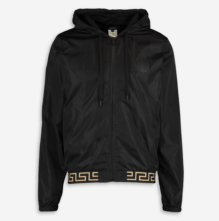 VERSACE  Black Shell Jacket Veronique Luxury Collections